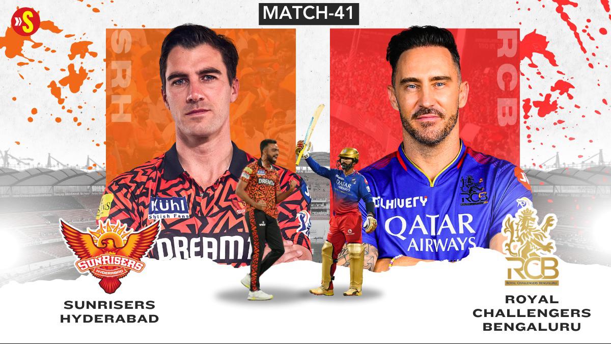 SRH vs RCB Live Score IPL 2024: Royal Challengers Bengaluru takes on Sunrisers Hyderabad at Uppal Stadium